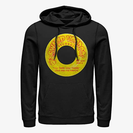 Džemperis Merch Disney The Princess & The Frog - Louis and the Fireflies Unisex Hoodie Black