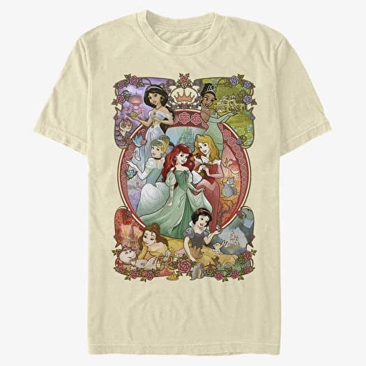 T Shirts Merch Disney Princesses Princess Power Unisex T Shirt Natural Queens
