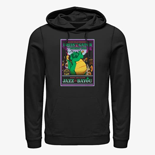 Sweatshirt Merch Disney The Princess & The Frog - Rockadile Unisex Hoodie Black