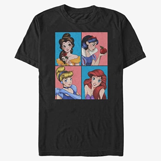 T-shirt Merch Disney Princess - Princesses Unisex T-Shirt Black