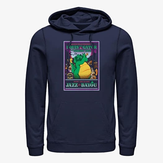 Hanorac Merch Disney The Princess & The Frog - Rockadile Unisex Hoodie Navy Blue