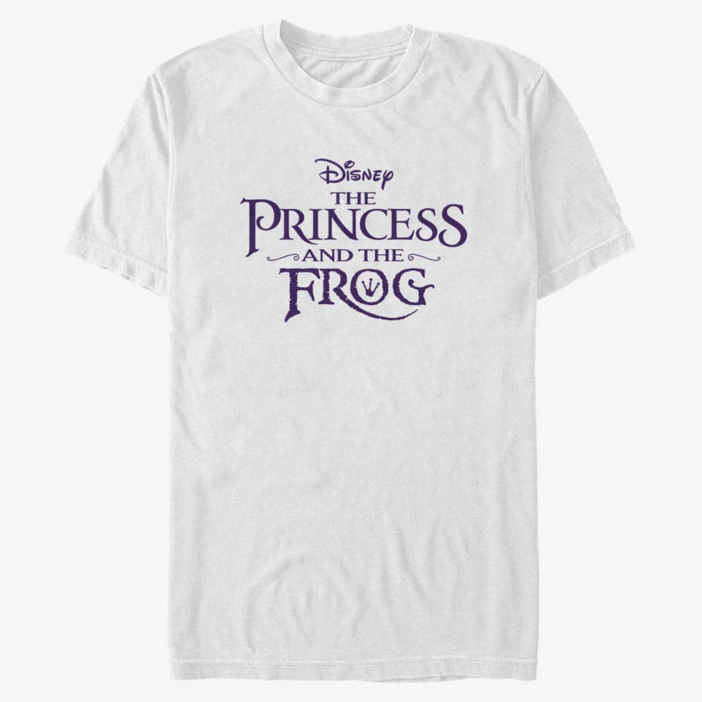T-shirts Merch Disney The Princess & The Frog - Princess Frog Logo Unisex T-Shirt White
