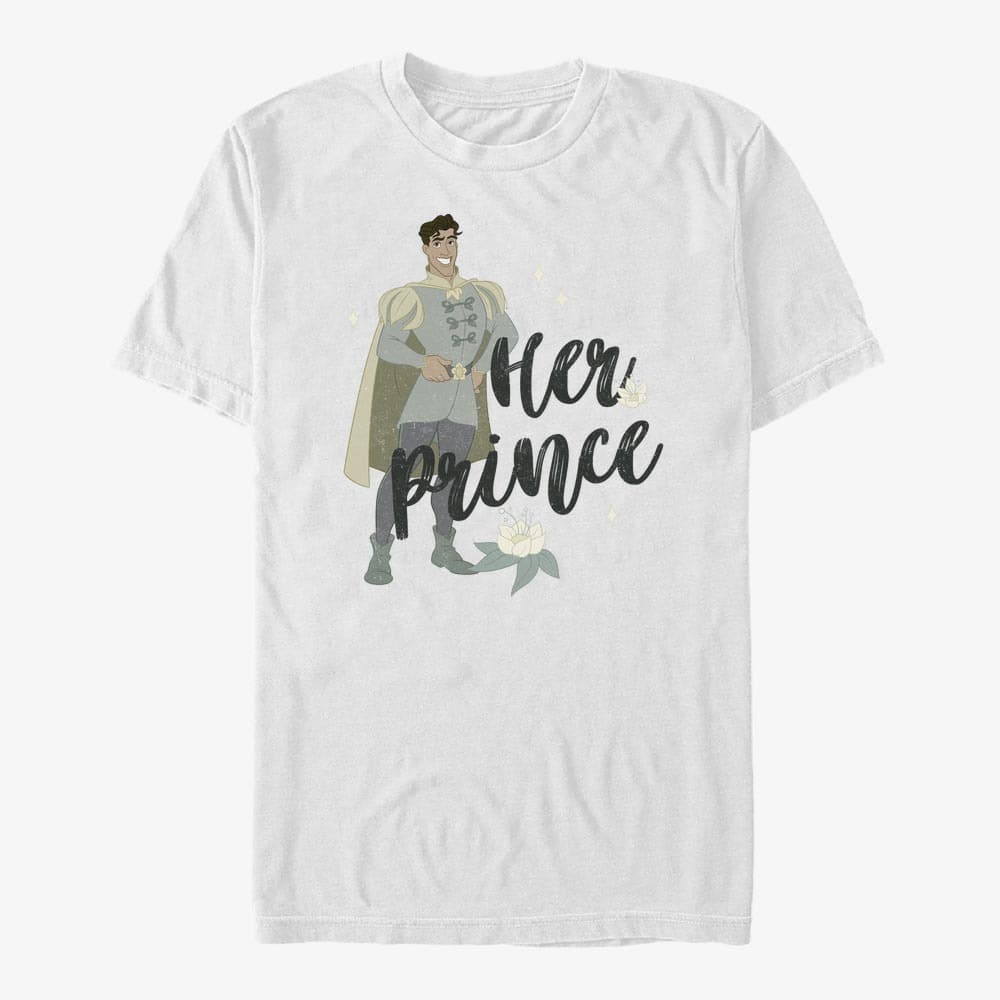 T-shirts Merch Disney The Princess & The Frog - Her Naveen Unisex T-Shirt White