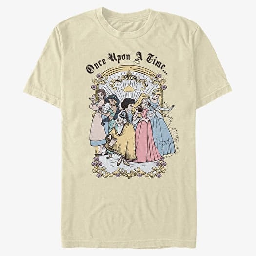 T-shirt Merch Disney Princesses - Vintage Princess Group Unisex T-Shirt Natural