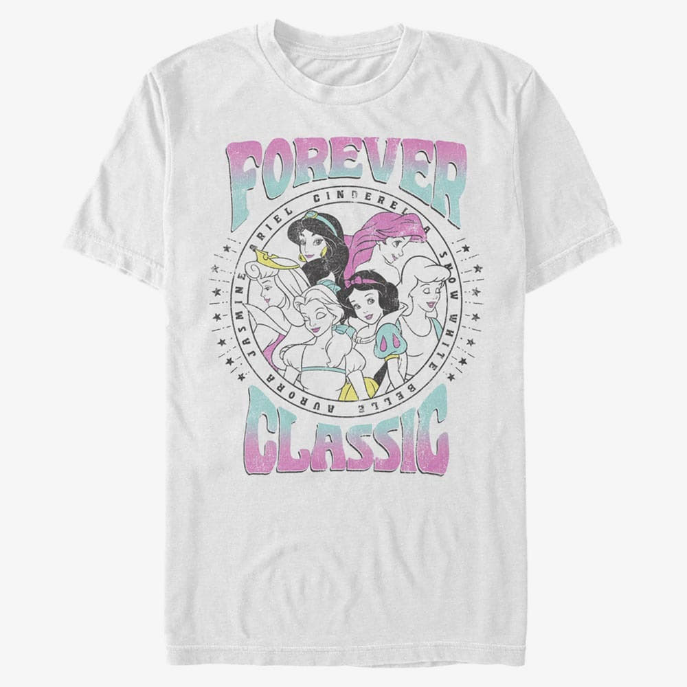   Μπλούζες Merch Disney Princesses - Classic Princess Unisex T-Shirt White