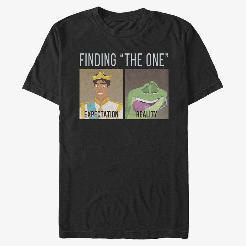 Magliette Merch Disney The Princess & The Frog - Naveen Meme Unisex T-Shirt Black