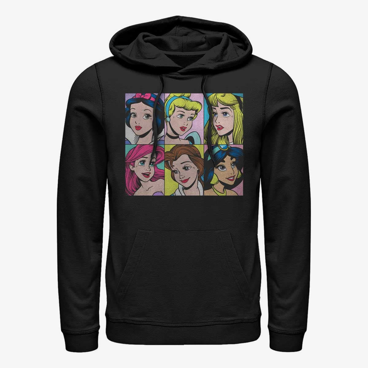 Moletons e blusas de moletom Merch Disney Princesses - Pop Princesses Unisex Hoodie Black