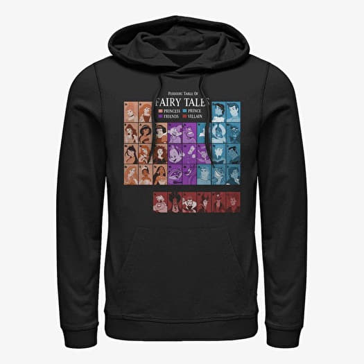 Sweatshirt Merch Marvel Disney Princesses - Princess Table Unisex Hoodie Black