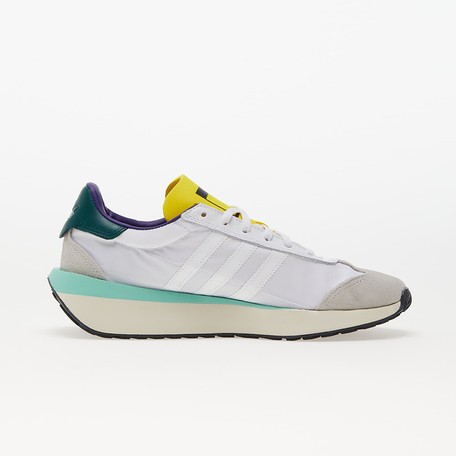 Herenschoenen adidas Country Xlg Ftw White/ Collegiate Green/ Yellow