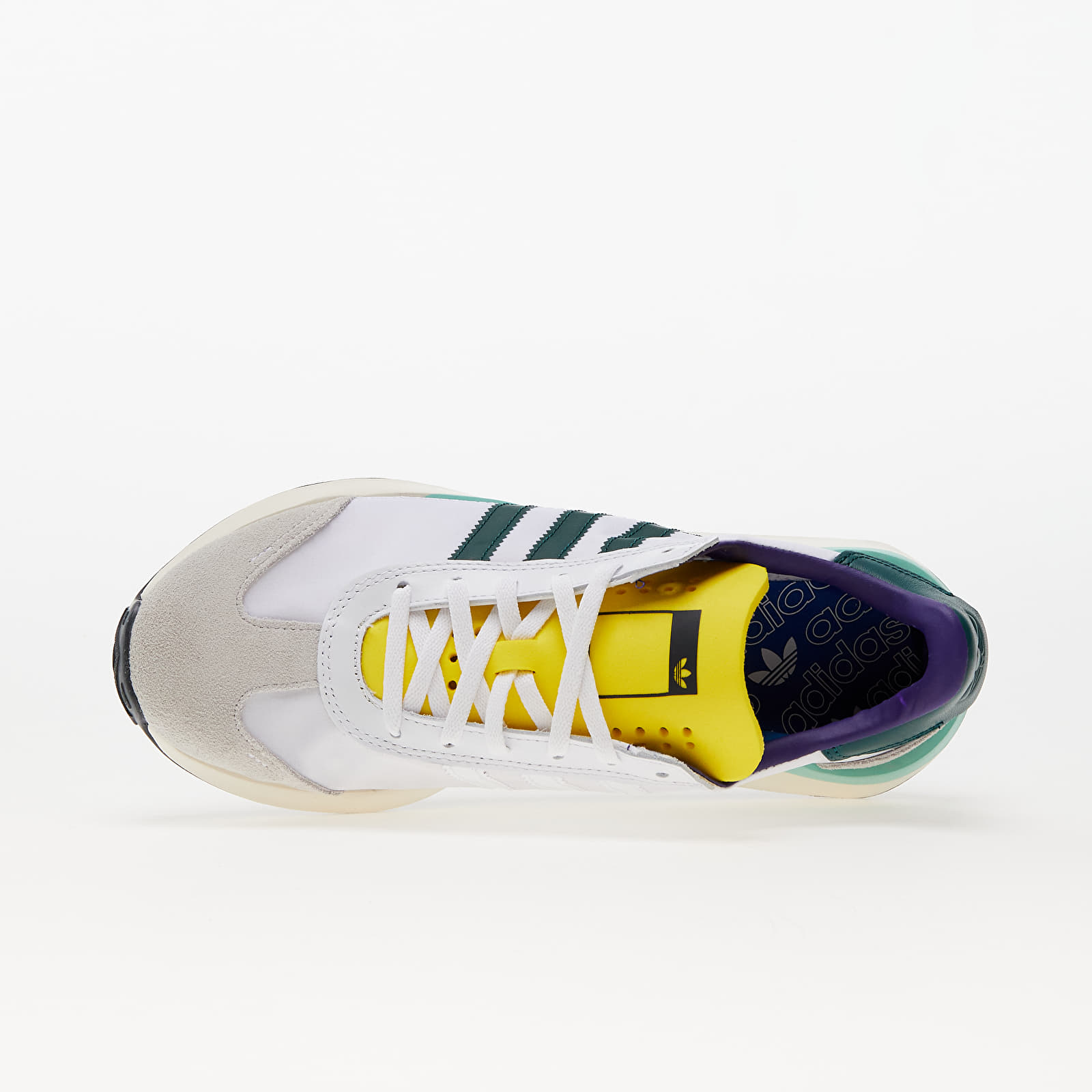 Herenschoenen adidas Country Xlg Ftw White/ Collegiate Green/ Yellow