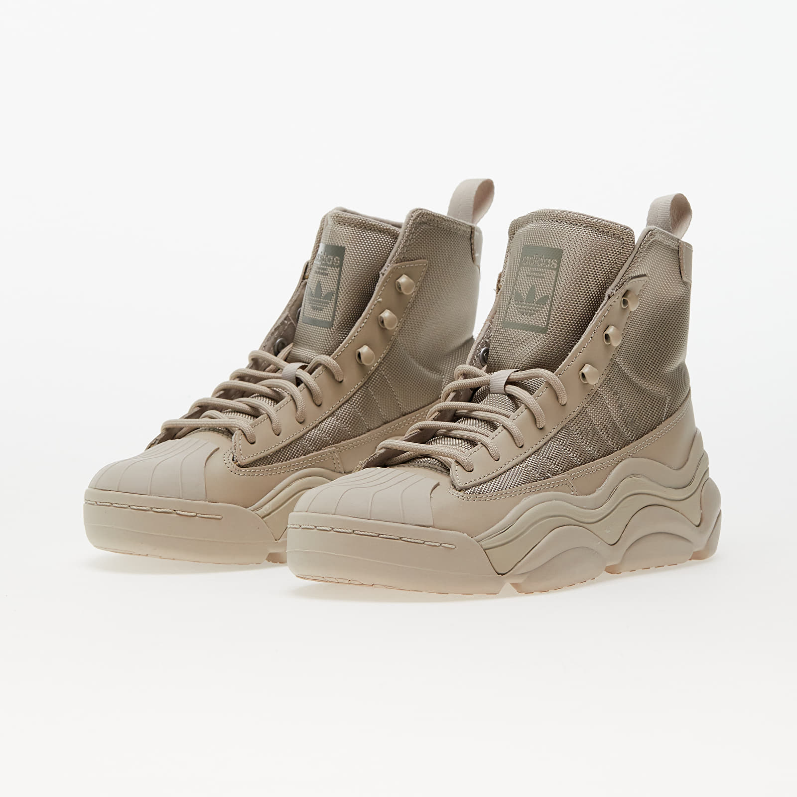 Scarpe e sneakers da donna adidas Superstar Millencon Boot W Wonder Beige Wonder Beige Silver Pebble Queens