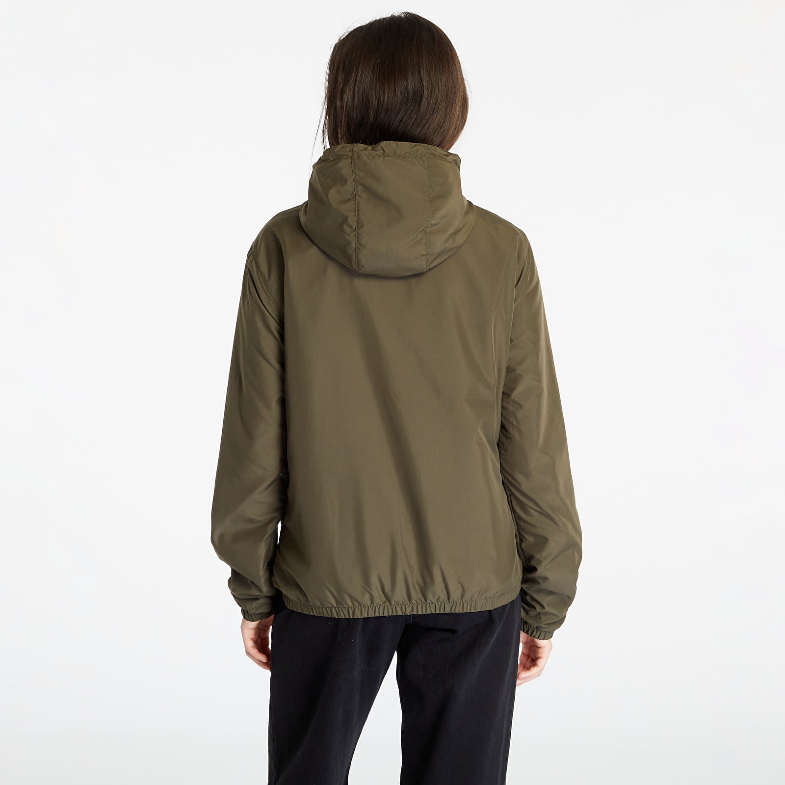 Jacken Urban Classics Ladies Basic Pull Over Jacket Dark Olive