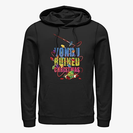 Sweatshirt Merch Marvel The Guardians of the Galaxy Holiday Special - Yondu Ruined Xmas Neon Unisex Hoodie Black
