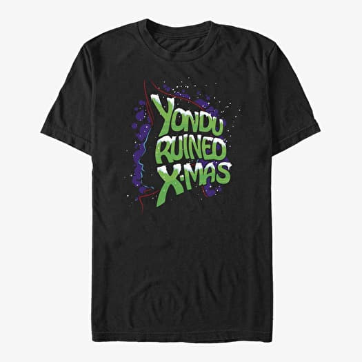 T-shirt Merch Marvel The Guardians of the Galaxy Holiday Special - Yondu Ruined Xmas Unisex T-Shirt Black