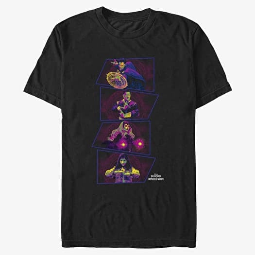 T-shirt Merch Marvel Doctor Strange in the Multiverse of Madness - Panel Group Shot Unisex T-Shirt Black
