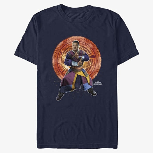 T-shirt Merch Marvel Doctor Strange in the Multiverse of Madness - Wong Hero Style Unisex T-Shirt Navy Blue