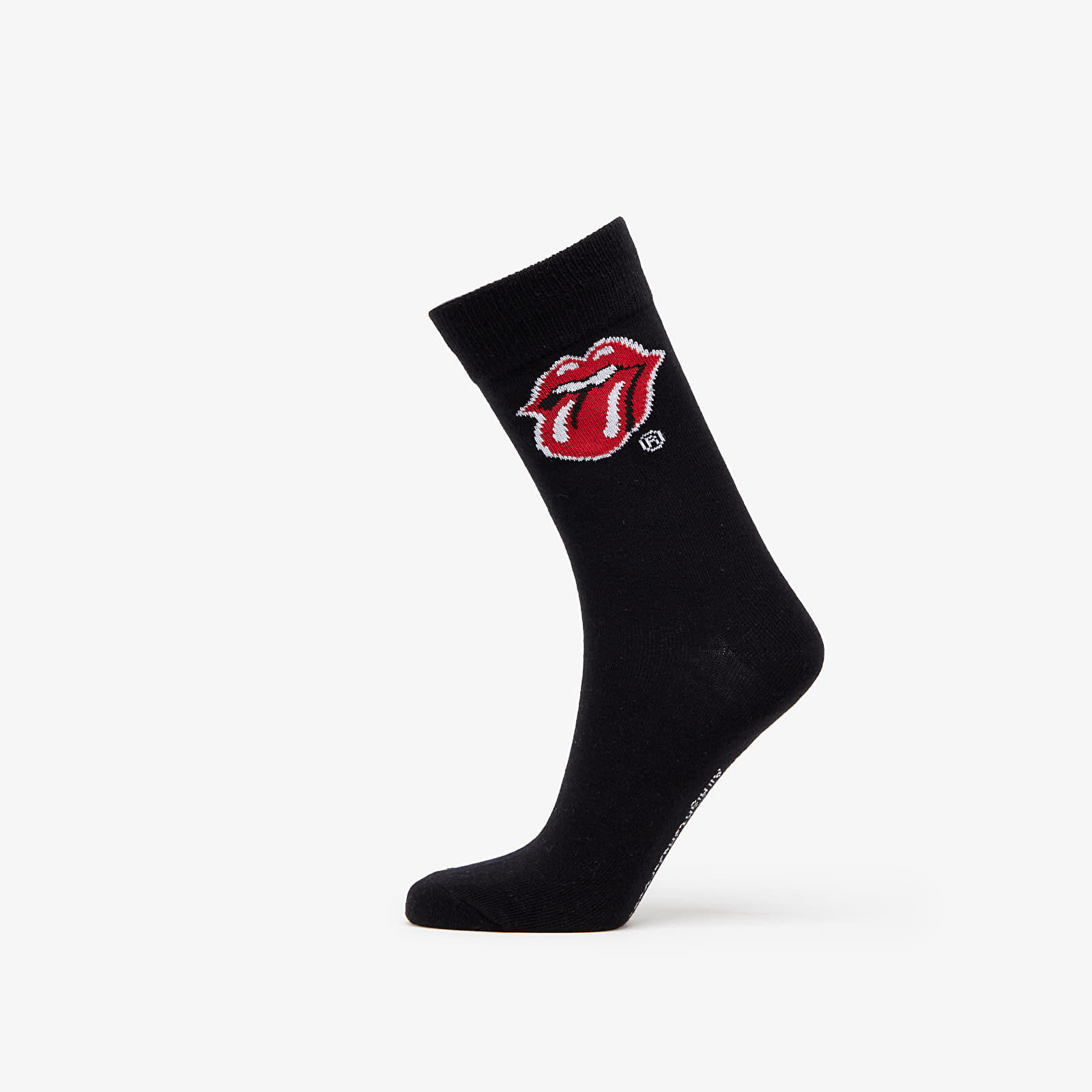 Κάλτσες Urban Classics Rolling Stones Tongue Socks 2-Pack Black/ White