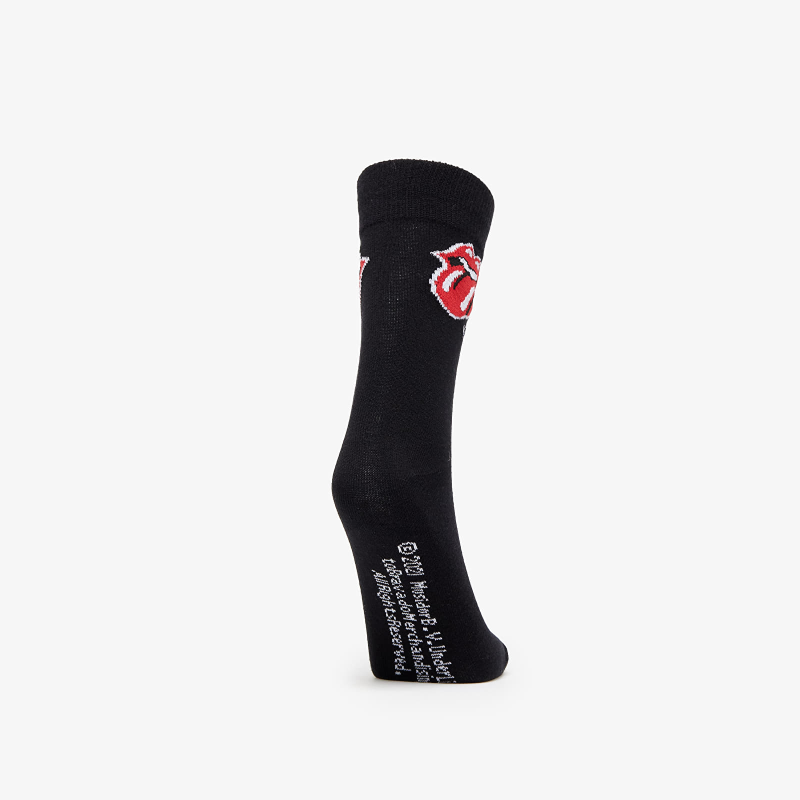 Κάλτσες Urban Classics Rolling Stones Tongue Socks 2-Pack Black/ White