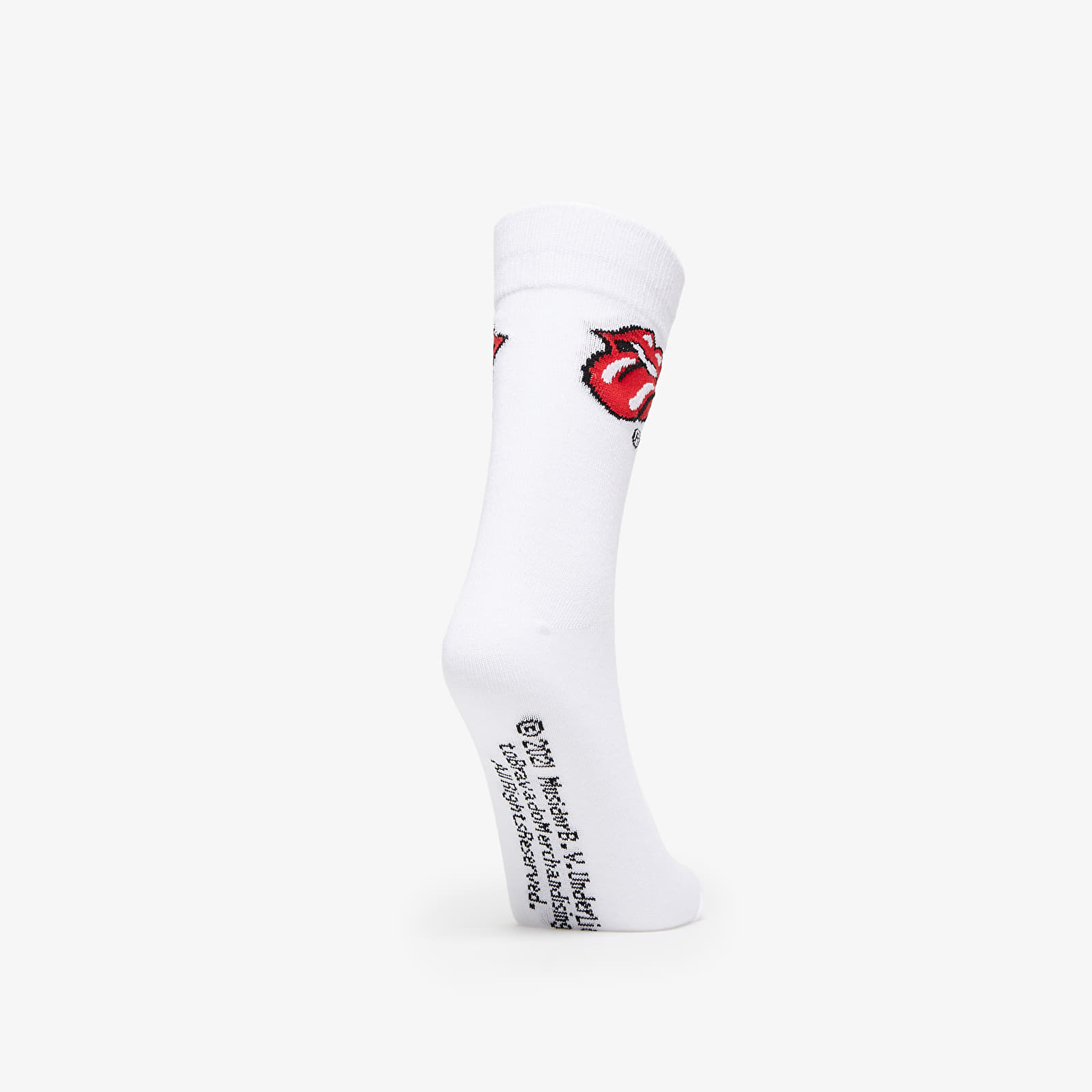 Κάλτσες Urban Classics Rolling Stones Tongue Socks 2-Pack Black/ White