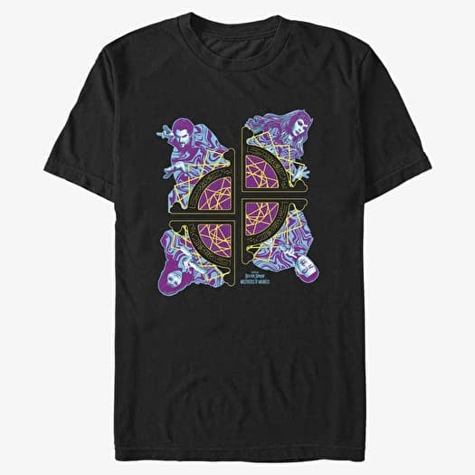 T-shirt Merch Marvel Doctor Strange in the Multiverse of Madness - Dr Strange Group Badge Unisex T-Shirt Black
