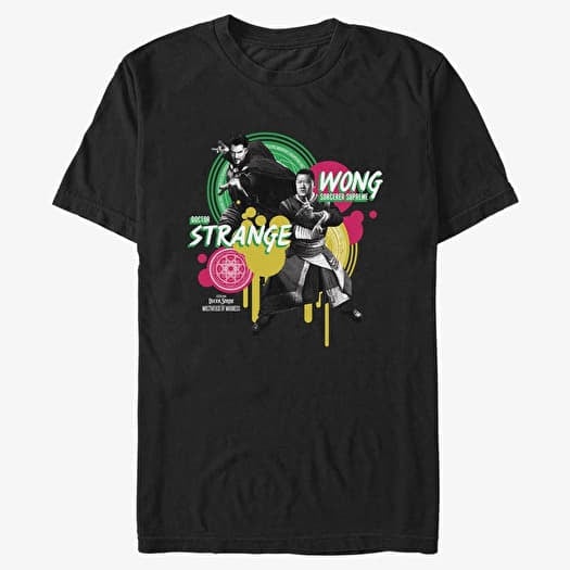 T-shirt Merch Marvel Doctor Strange in the Multiverse of Madness - Dr Strange Wong Graphic Unisex T-Shirt Black