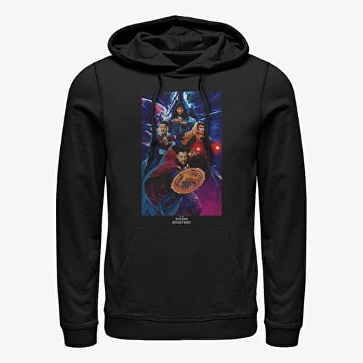 Džemperis Merch Marvel Doctor Strange in the Multiverse of Madness - Dr Strange Group Shot Unisex Hoodie Black