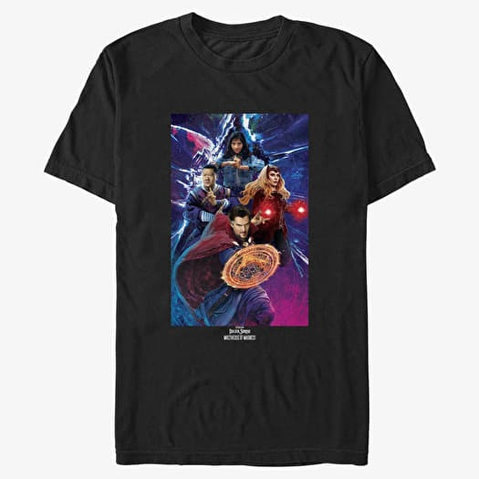 T-shirt Merch Marvel Doctor Strange in the Multiverse of Madness - Dr Strange Group Shot Unisex T-Shirt Black