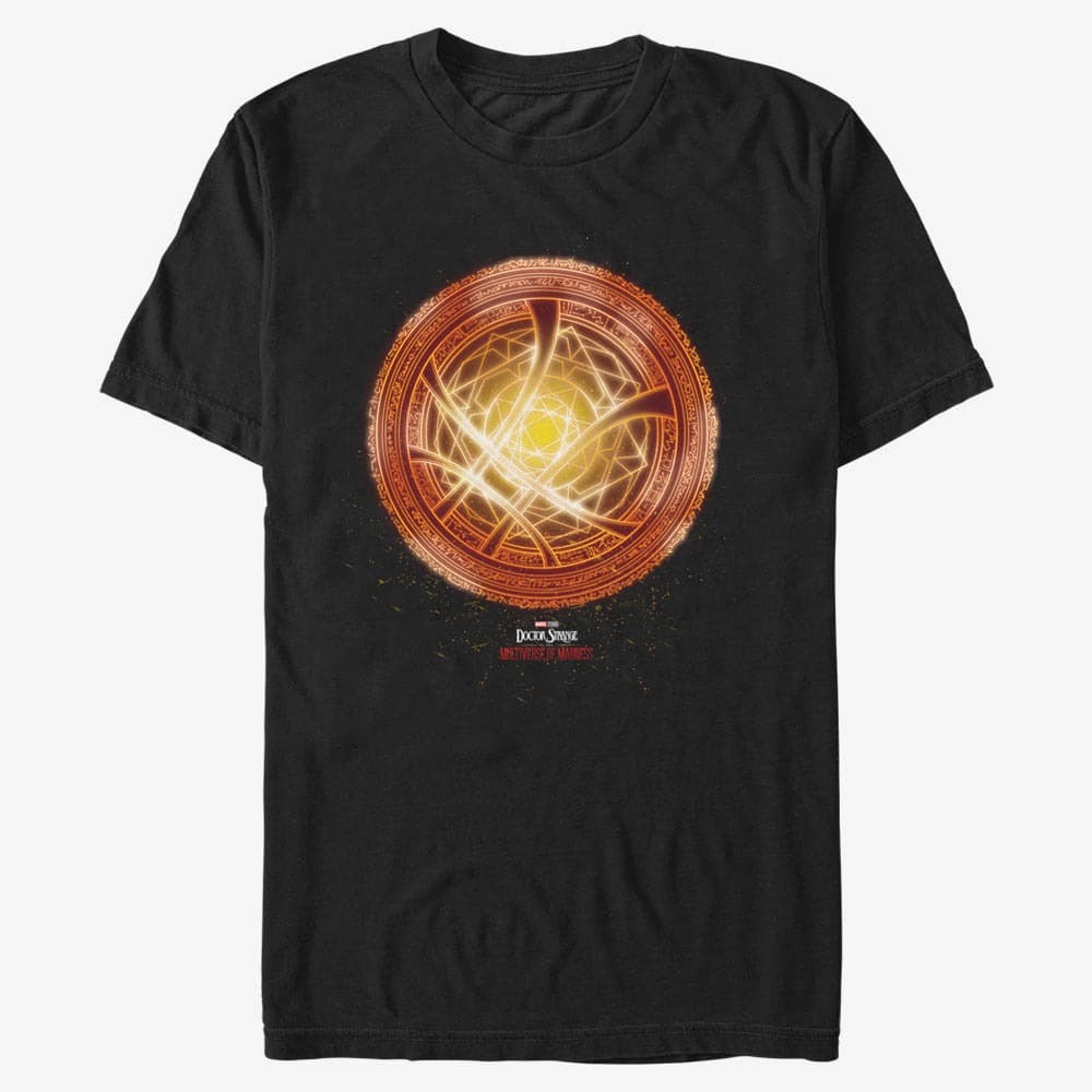 T-Shirts Merch Marvel Doctor Strange in the Multiverse of Madness - Dr. Strange Rune Unisex T-Shirt Black