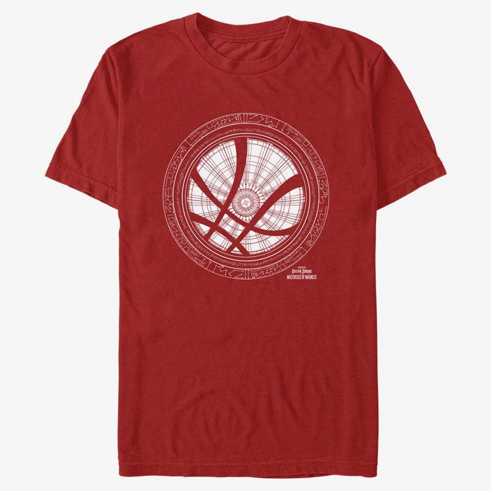 Camisetas Merch Marvel Doctor Strange in the Multiverse of Madness - Sanctum Sanctorum Icon White Men's T-Shirt Red
