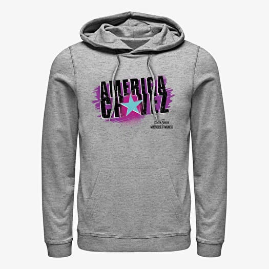 Hanorac Merch Marvel Doctor Strange in the Multiverse of Madness - Spray Paint Chavez Unisex Hoodie Heather Grey
