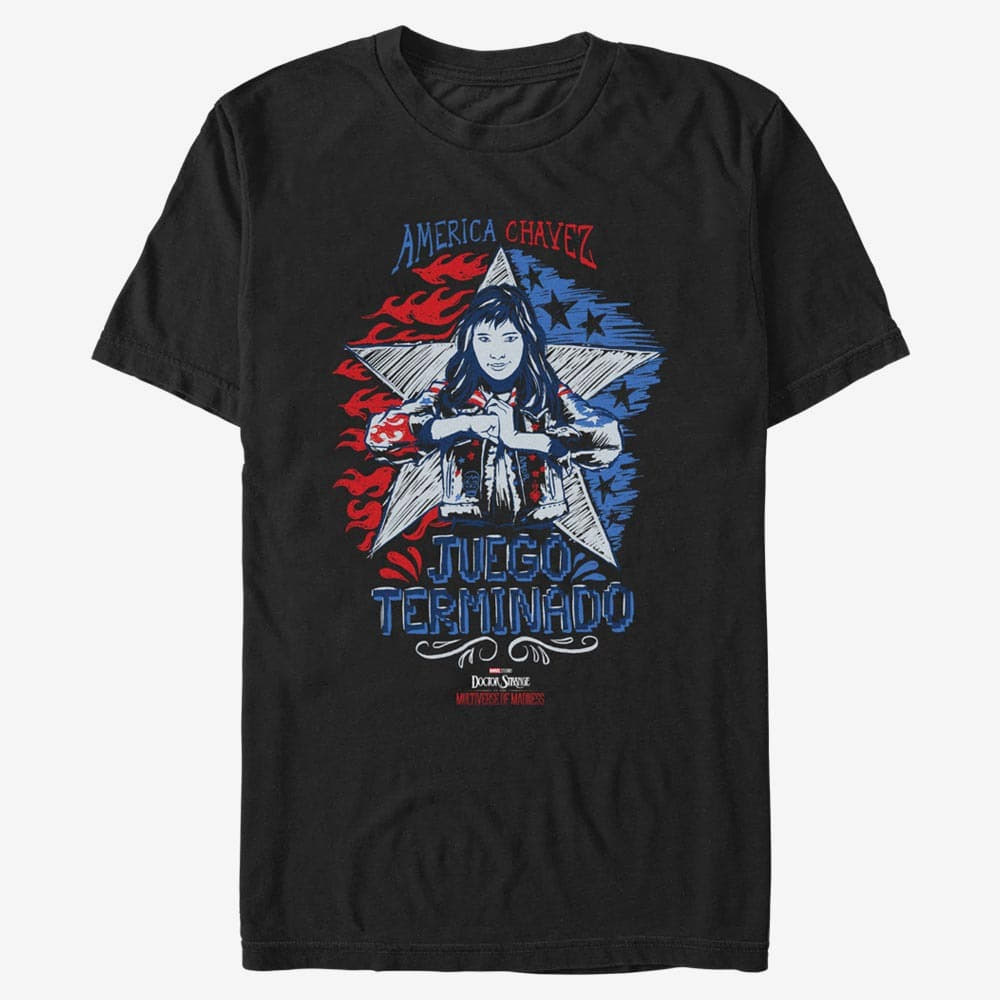 majice kratkih rukava Merch Marvel Doctor Strange in the Multiverse of Madness - Juego Terminado Unisex T-Shirt Black
