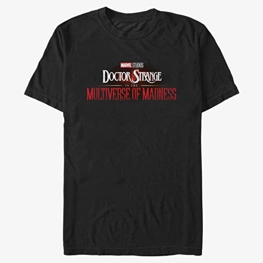 T-shirt Merch Marvel Doctor Strange in the Multiverse of Madness - Doctor Strange Rendered Logo Unisex T-Shirt Black