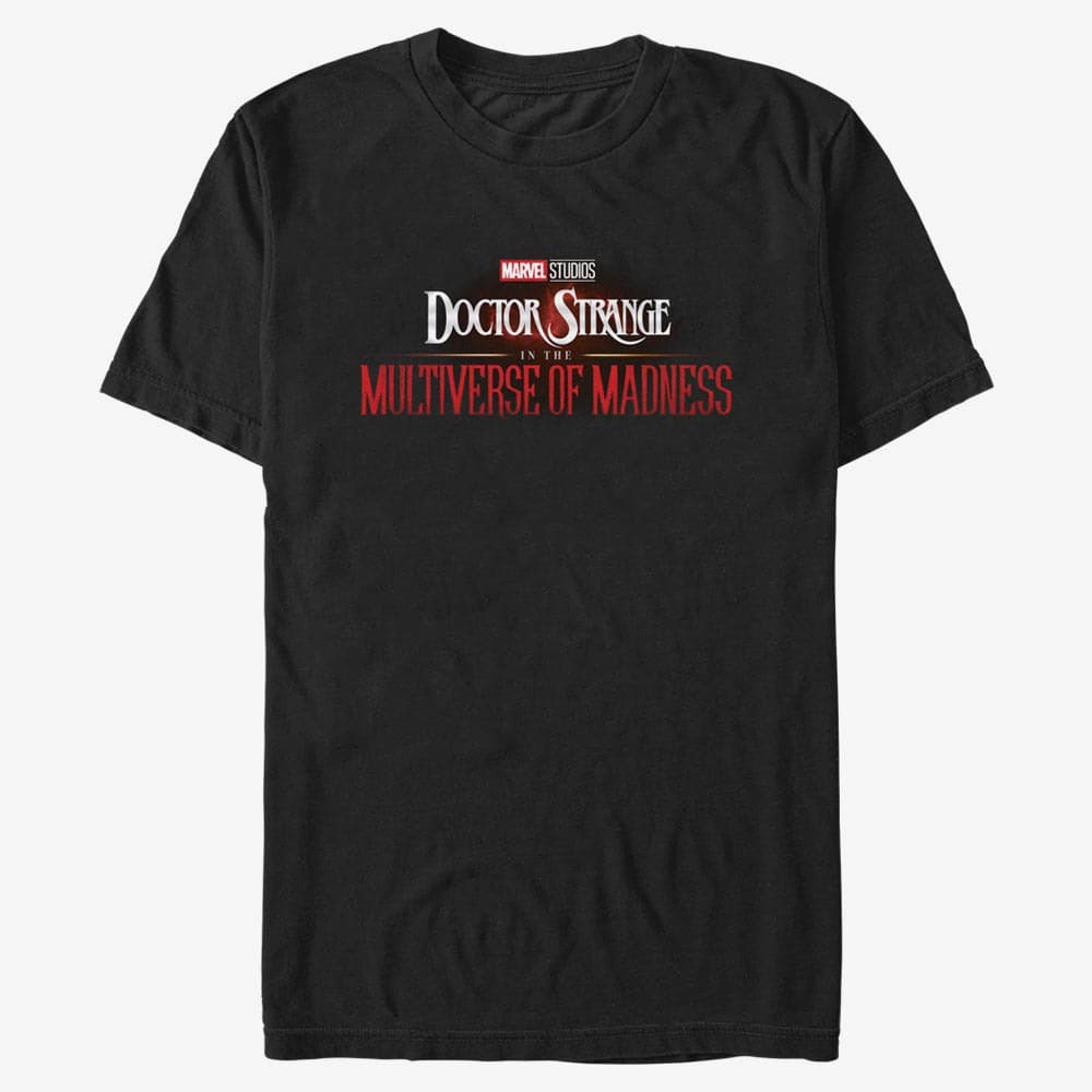 Camisetas Merch Marvel Doctor Strange in the Multiverse of Madness - Doctor Strange Rendered Logo Unisex T-Shirt Black