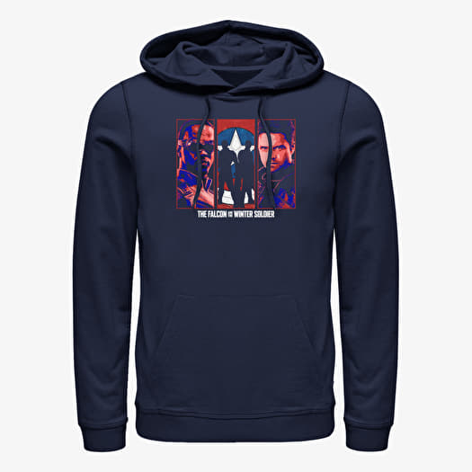 Sudadera Merch Marvel The Falcon and the Winter Soldier - Falcon Winter Soldier Group Unisex Hoodie Navy Blue