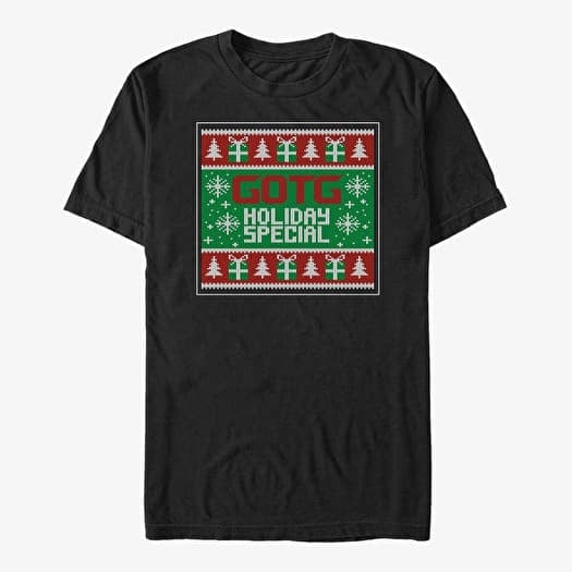 T-shirt Merch Marvel The Guardians of the Galaxy Holiday Special - Guardian Sweater Unisex T-Shirt Black
