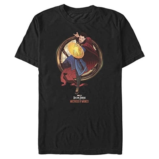 T-krekls Merch Marvel Doctor Strange in the Multiverse of Madness - Multiverse Hero Unisex T-Shirt Black