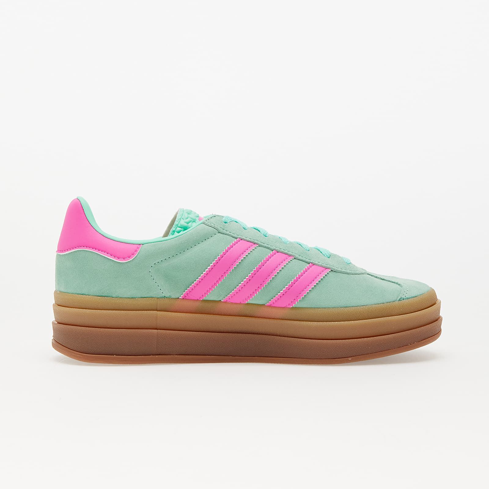Women's sneakers and shoes adidas Gazelle Bold W Pulse Mint/ Screaming Pink/ Gum M2