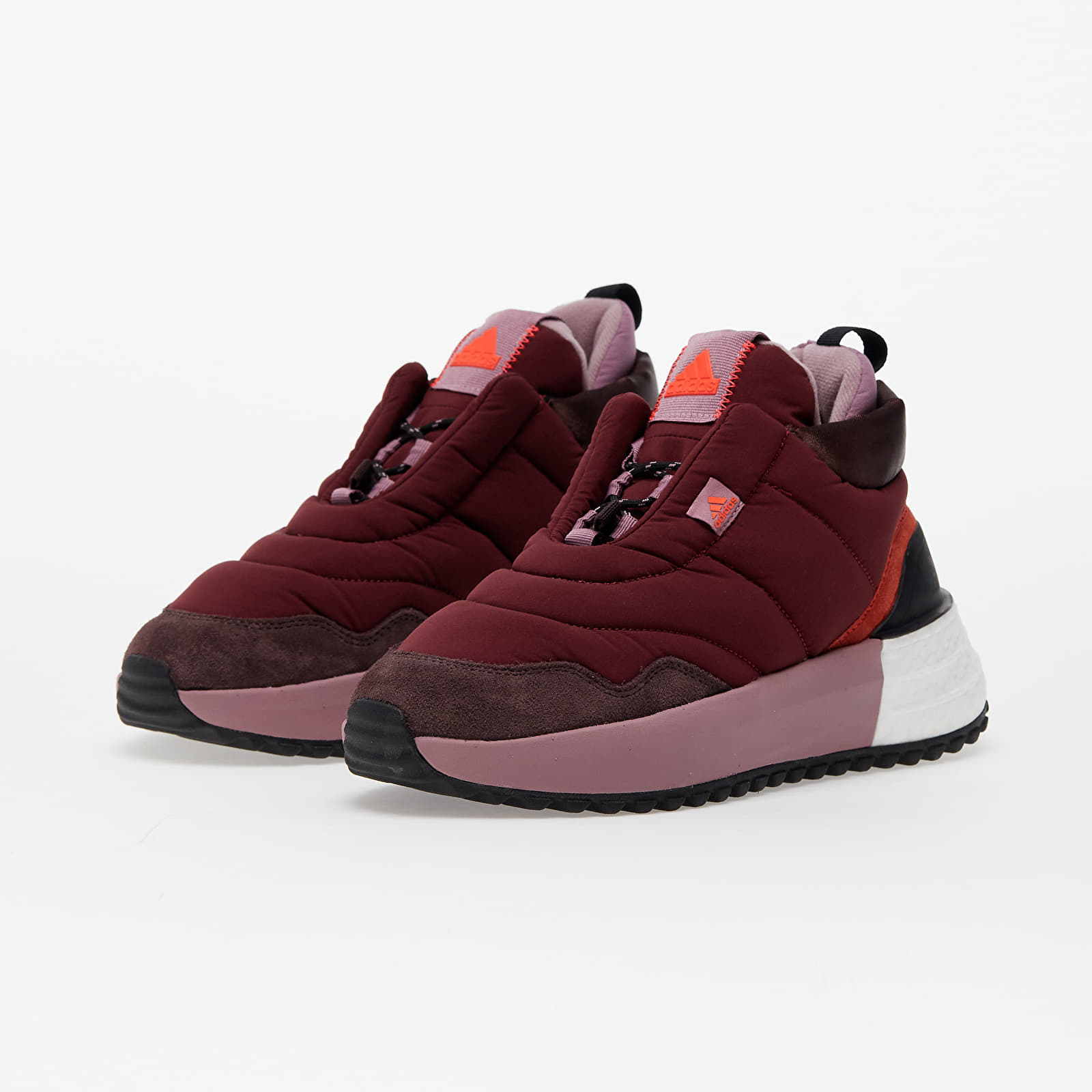 Women's sneakers and shoes adidas X_PlrBOOST Puffer Shadow Red/ Solid Red/ Shale Brown