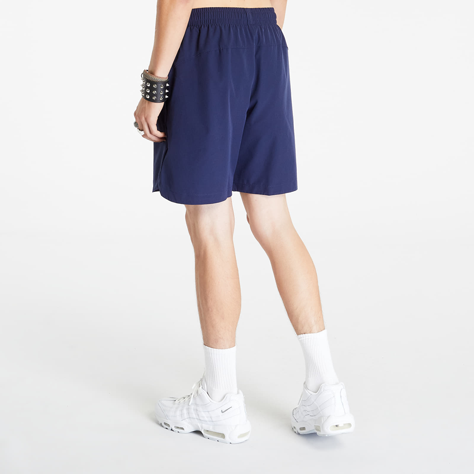 Pantalones cortos Under Armour Project Rock Woven Shorts Midnight Navy/ White