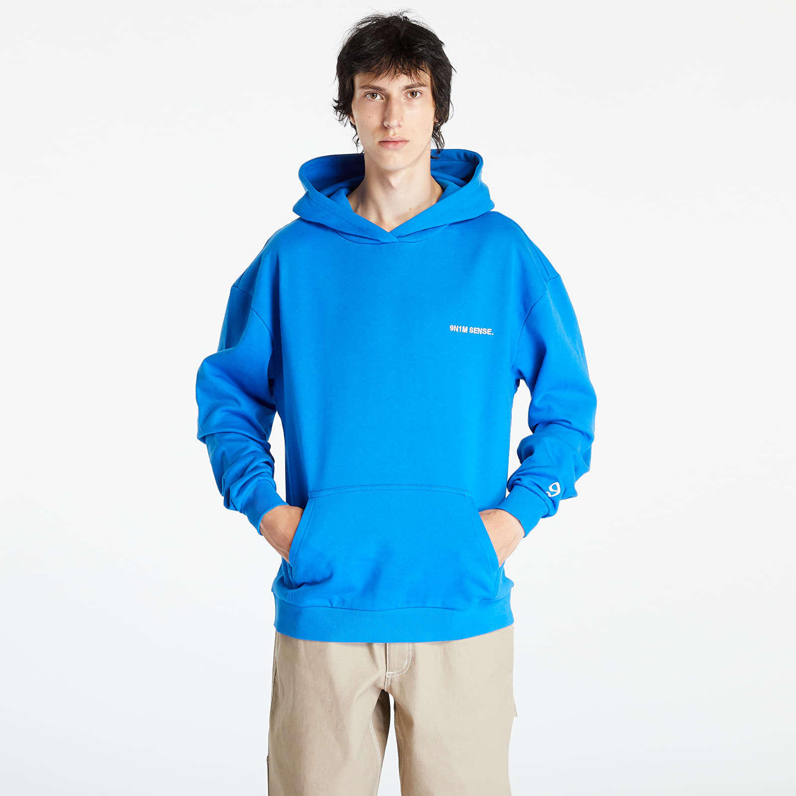 Mikiny a svetry 9N1M SENSE. Sense Essential Hoody Cobalt Blue