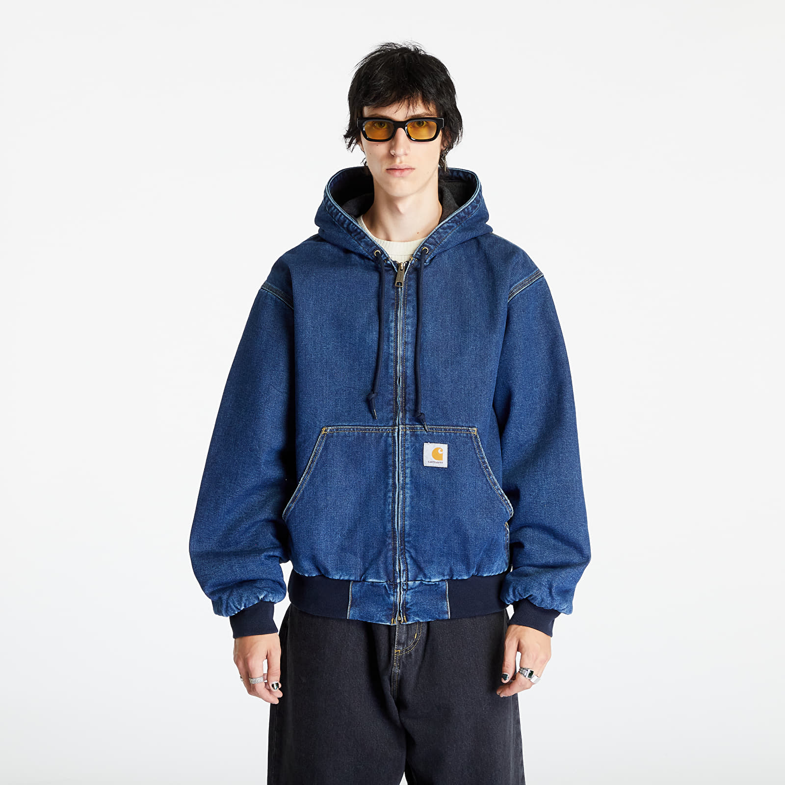 Jacket Carhartt WIP OG Active Jacket Blue Stone Washed XL
