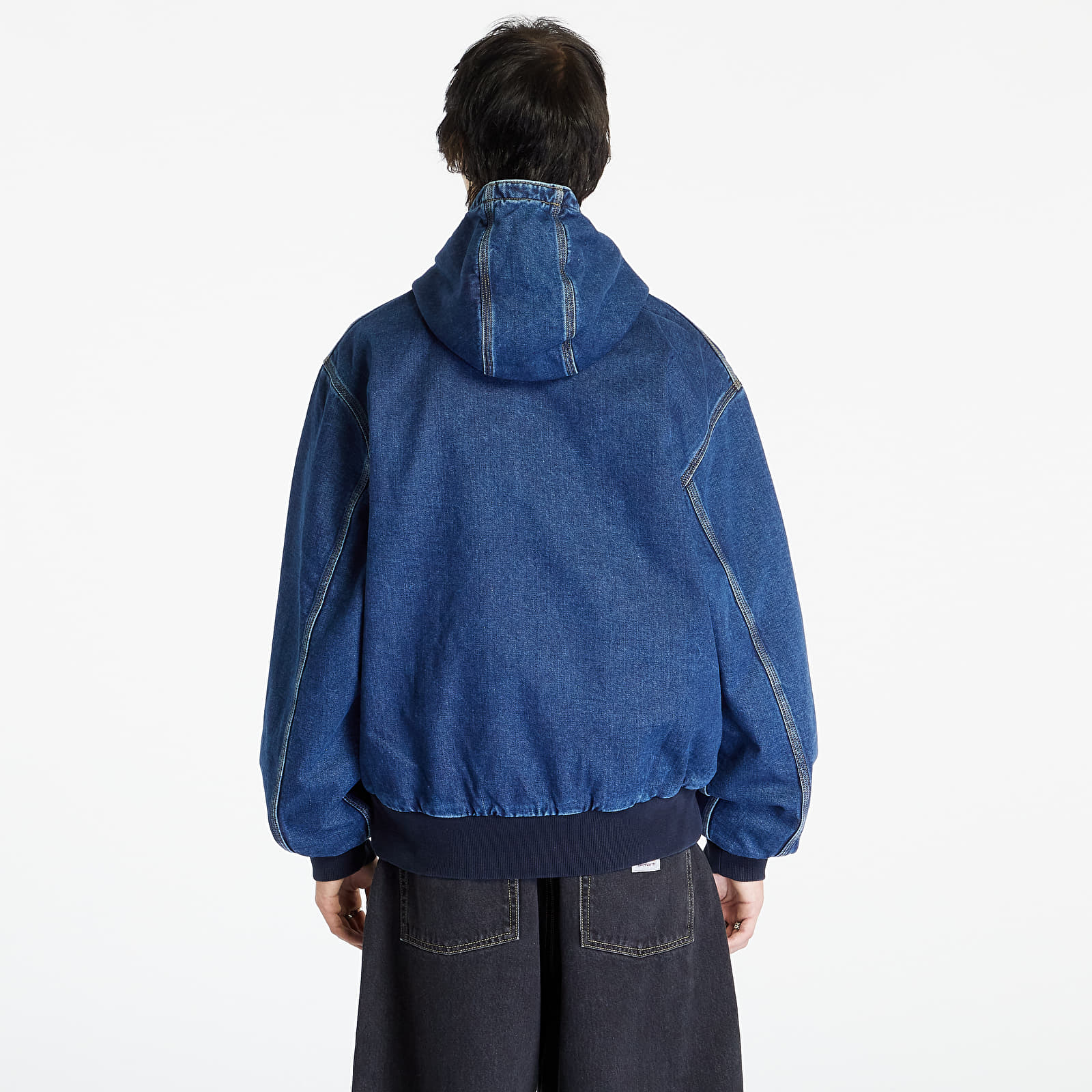 Bundy a kabáty Carhartt WIP OG Active Jacket Blue Stone Washed