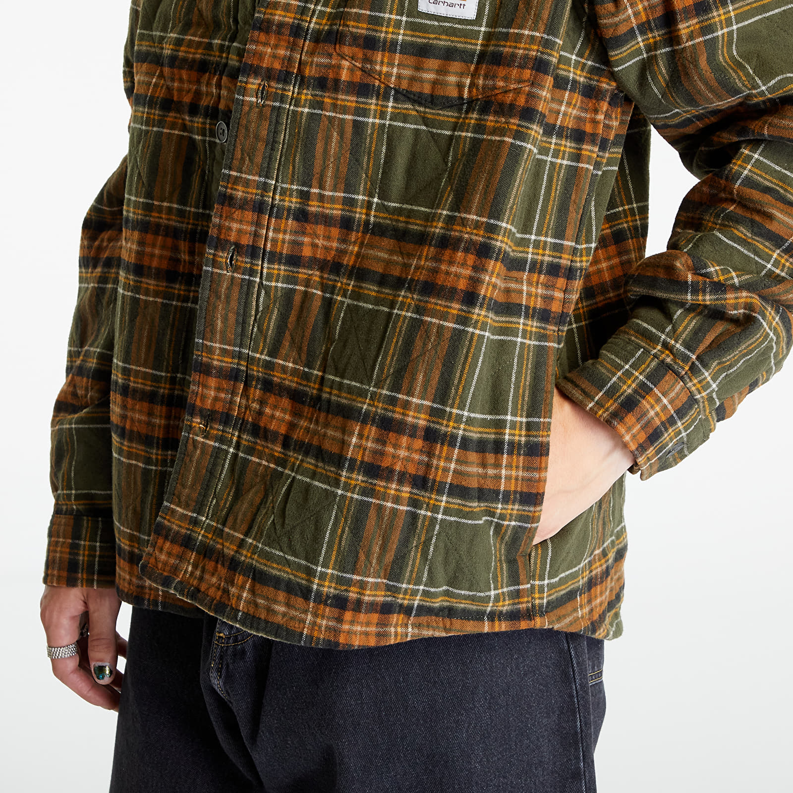 Shirts Carhartt WIP Wiles Shirt Jacket Wiles Check, Highland