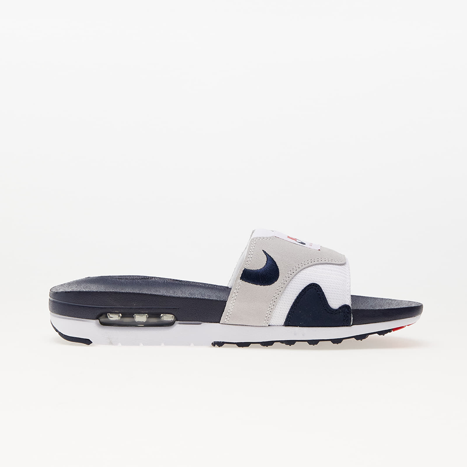 Zapatillas Hombre Nike Air Max 1 Slide White/ Obsidian-Lt Neutral Grey