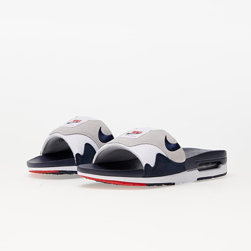 Men's sneakers and shoes Nike Air Max 1 Slide White/ Obsidian-Lt