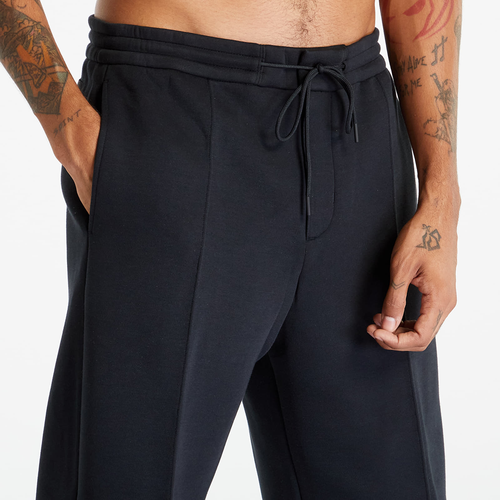 Black nike fleece sweatpants hotsell