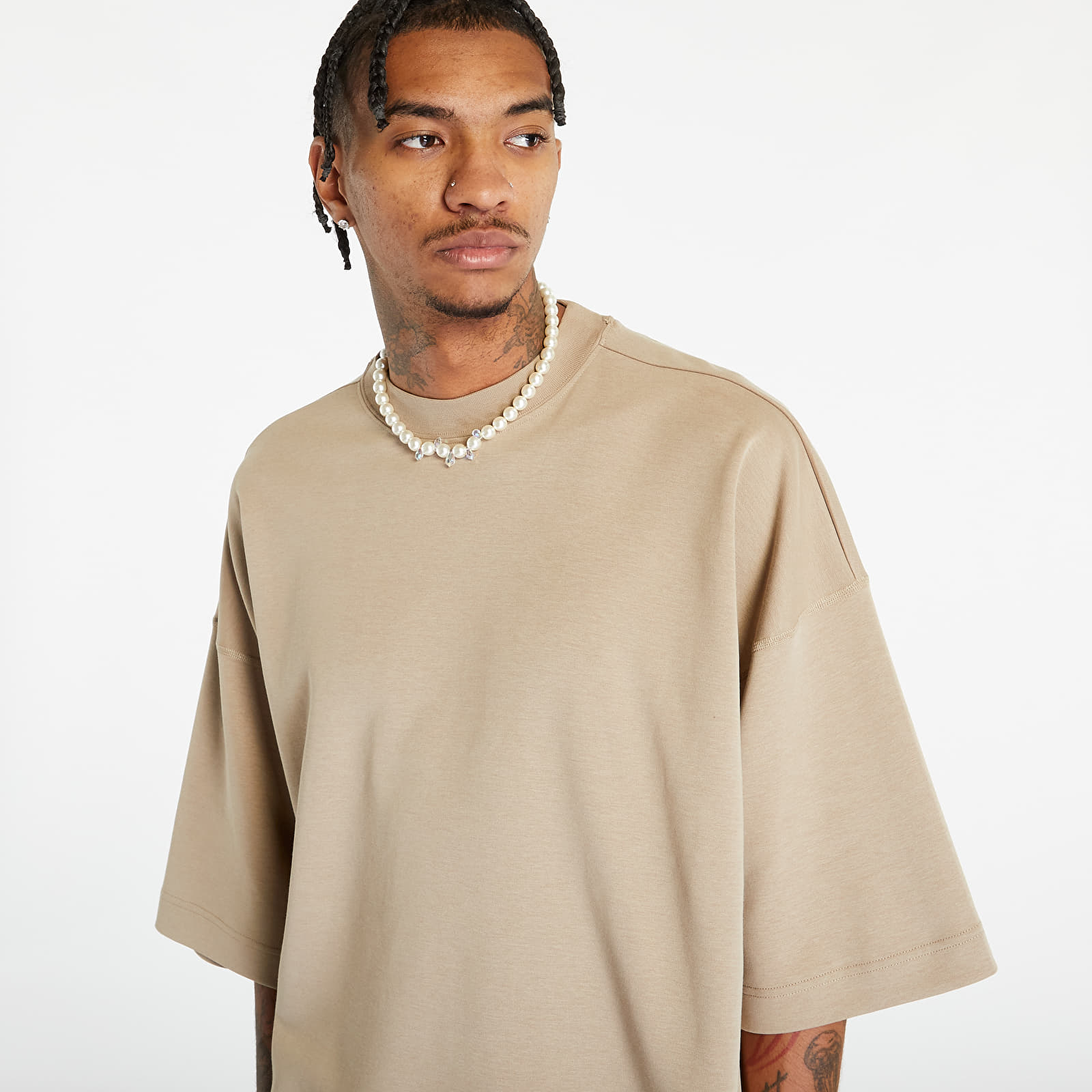 T-Shirts Nike Sportswear Tech Fleece Short Sleeve Tee Khaki