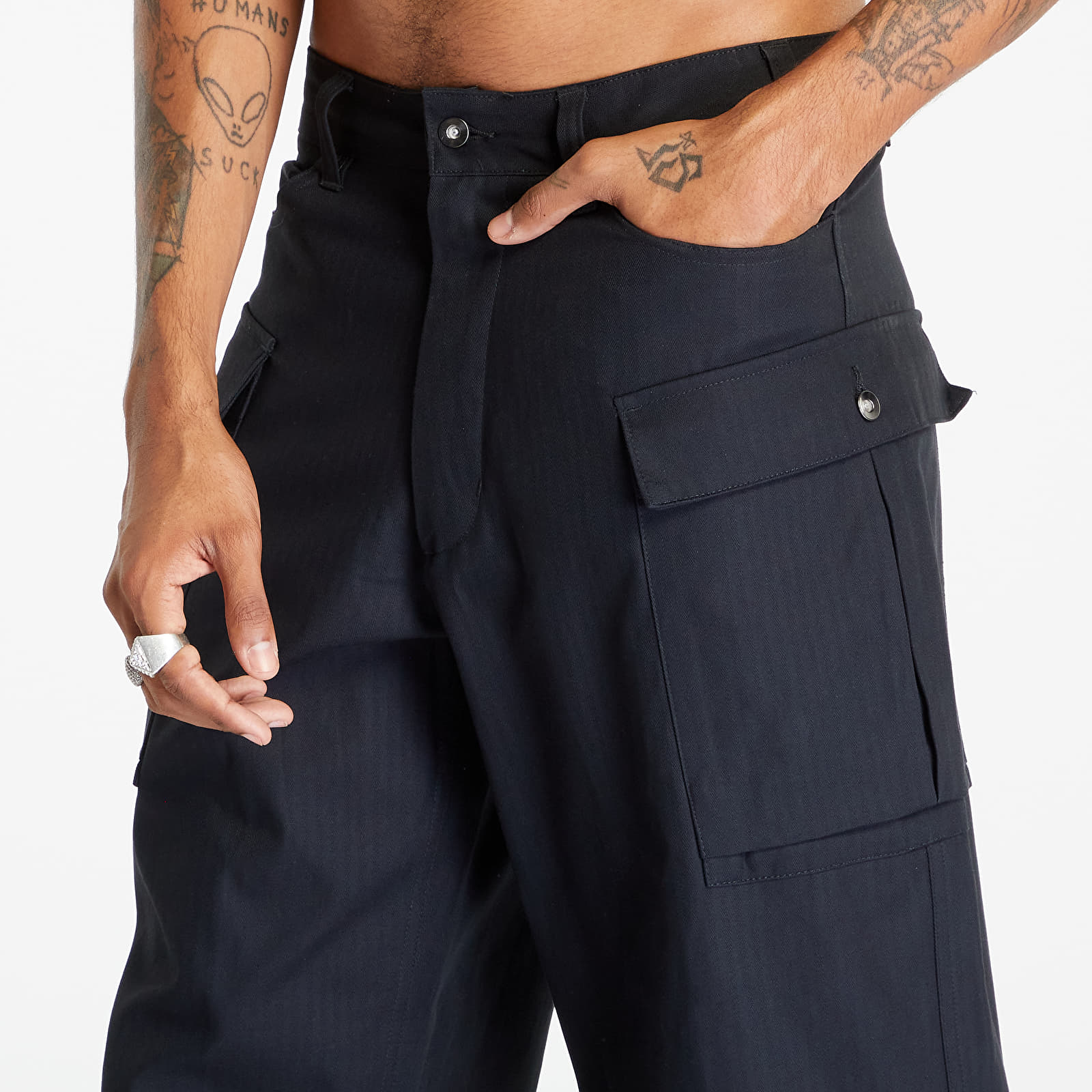 Jeans en broeken Nike Life Men's Cargo Pants Black/ Black