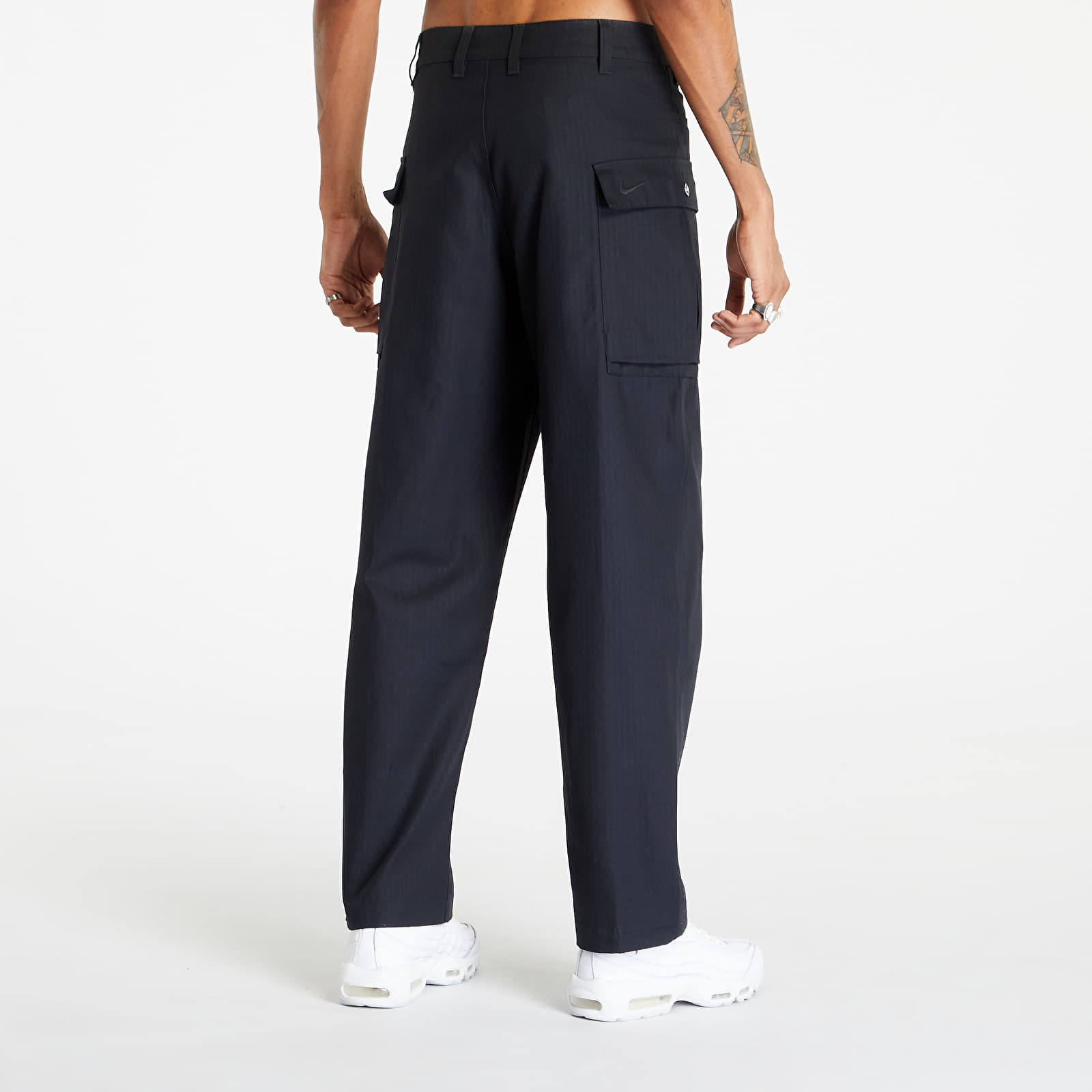 Jeans en broeken Nike Life Men's Cargo Pants Black/ Black