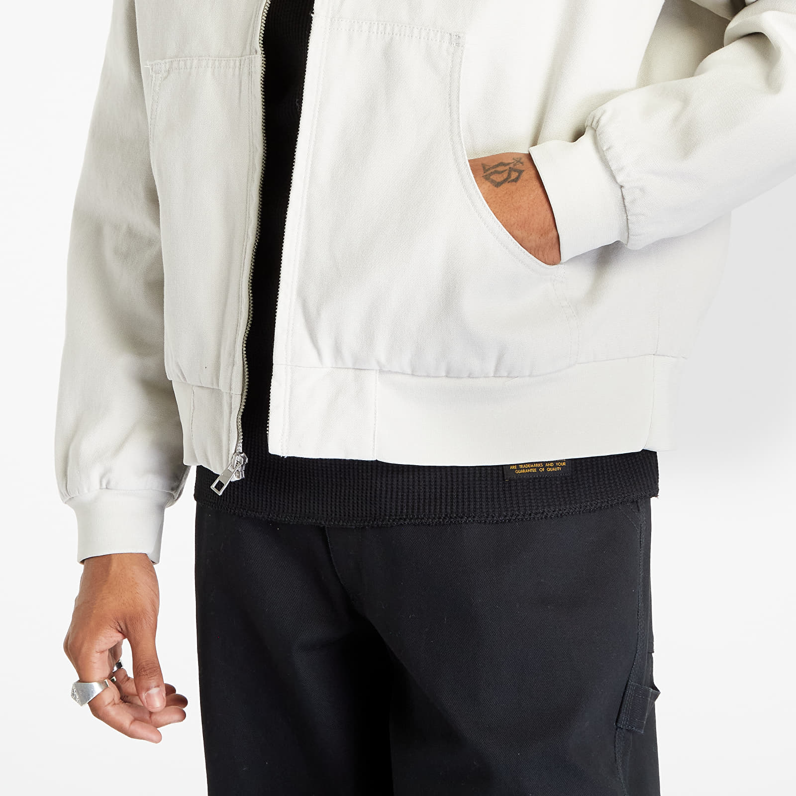 Chaquetas Nike Life Men's Padded Hooded Jacket Light Bone/ White